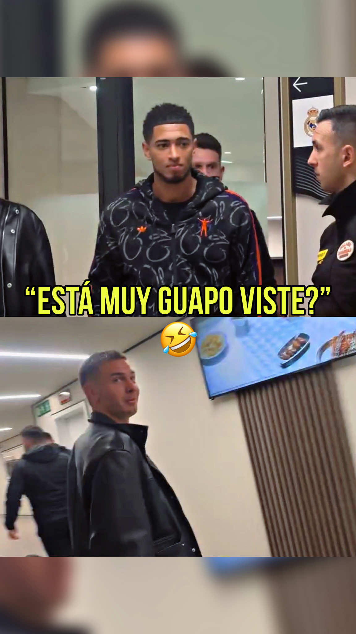 “está muy guapo viste?” 😭😭 #judebellingham #realmadrid #bellingham #fypシ゚ #football 🎥©️ @Alm. 