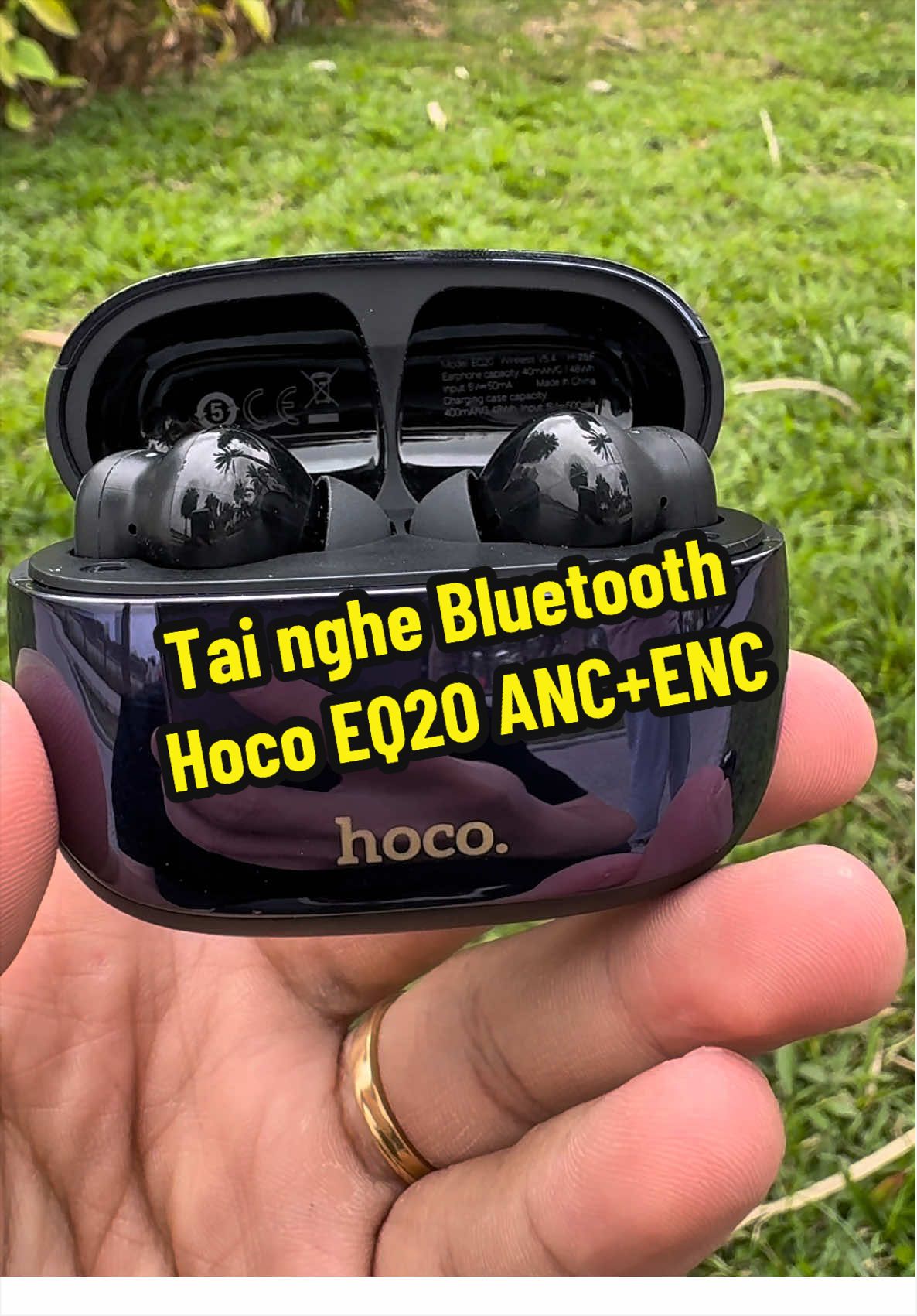 Review tai nghe Bluetooth 5.4 Hoco EQ20 ANC+ENC Pin 7h thiết kế đẹp mê, chất âm sống động #tainghe #tainghebluetooth #hocoeq20 #tainghehoco #taingheanc 