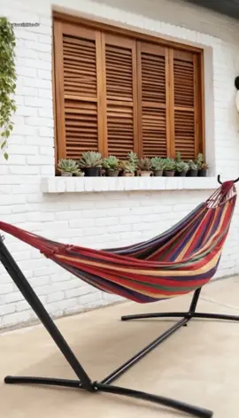 Imagine unwinding anywhere, anytime! ☀️ This hammock with a sturdy 450 LB capacity steel stand is your ultimate comfort zone. Super easy, no-tool assembly means more relaxation, less fuss. Take it to the park, the beach, or simply enjoy your backyard – it's lightweight and perfect for travel. Enjoy vibrant, breathable comfort wherever you go. Ready for your next chill session? Tap to shop now! #hammocklife #outdoor #easyassembly #travelessential #AIGC #Moras