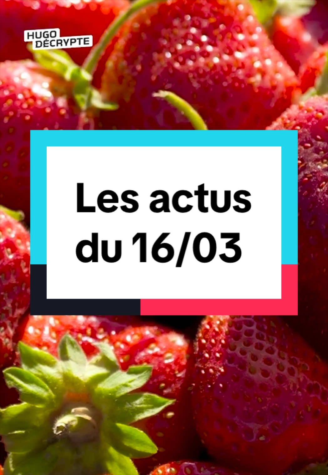 Les actus du jour ⬆️