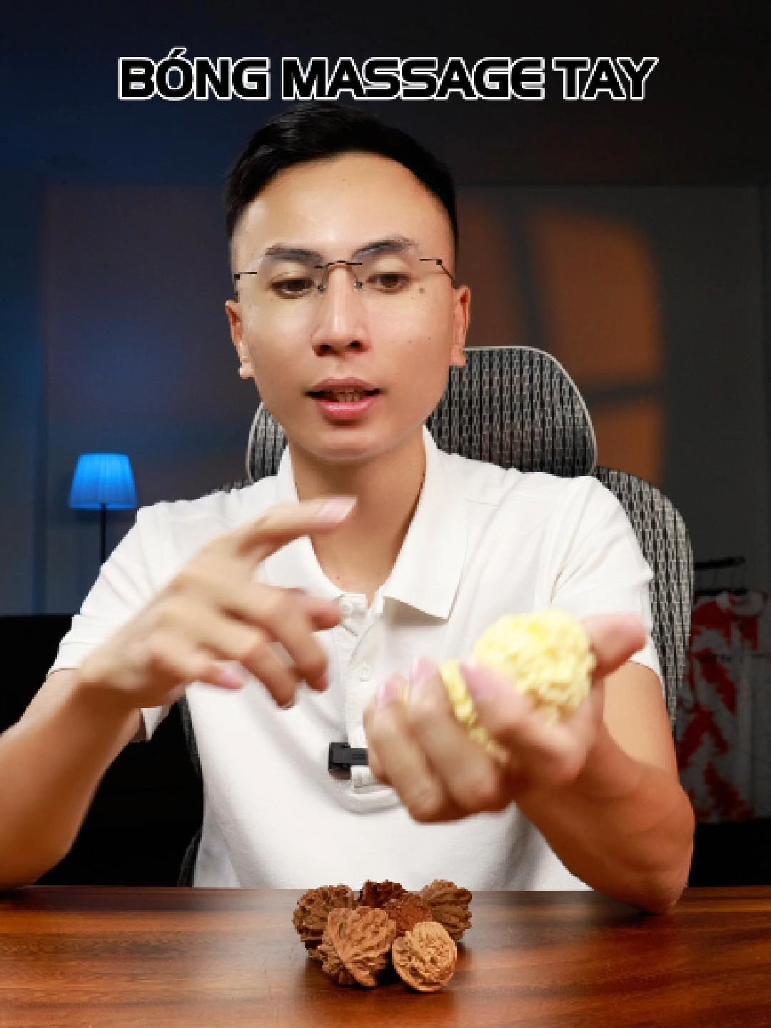 Cặp bóng massage tay hình đầu lân