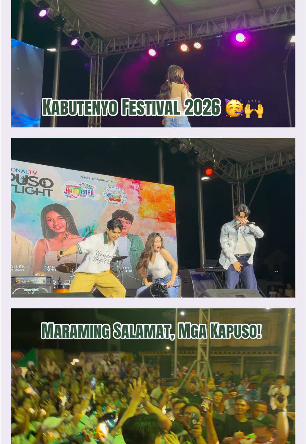 ICYMI: Only the BEST vibes at the #KabutenyoFestival2026 in GMA Cavite! 🙌 Maraming salamat sa pakikisaya, mga Kapuso! 🥳💓 #GMARegionalTV #KapusoSpotlight 