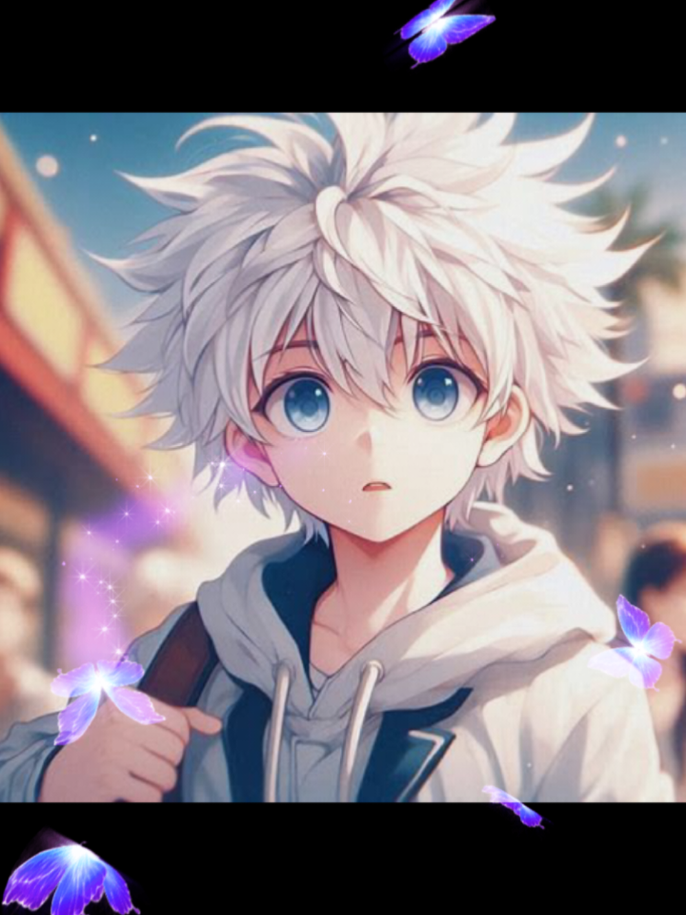 هو عمري الحلو🩵 كيلوا 🩵♥️♥️🩷🩷🩵💜💜💜#عاشقة الانمي 🩵🩵 عاشقه كيلوا 🩵♥️♥️####كيلوا 
