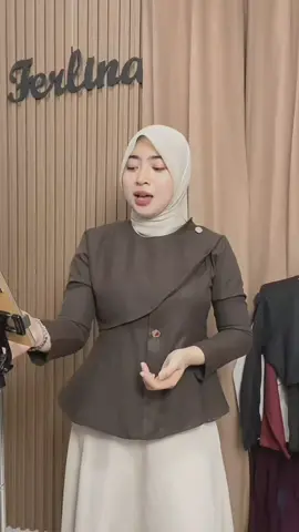 Coloomp-  Zayna Atasan Wanita Sleting Depan#atasanwanita #atasanmurah #atasankekinian #trending #fypp 
