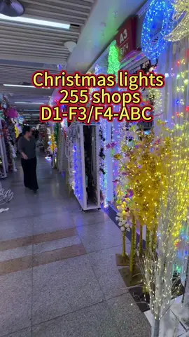 There are about 200–250 shops specializing in Christmas lights, LED string lights, fairy lights, and holiday lighting products in Yiwu International Trade City. Most are concentrated on the 3rd and 4th floors of District 1 (Zone A/B/C), forming a dedicated Christmas lighting cluster. These shops offer a full range: LED fairy lights, net lights, icicle lights, motif lights, battery‑operated lights, and commercial‑grade holiday lighting solutions. Together with other Christmas decoration shops, Yiwu International Trade City has about 500 total Christmas‑related stores, making it the world’s largest wholesale hub for Christmas products. #yiwu #yiwuagent#yiwumarket #christmaslight #china 
