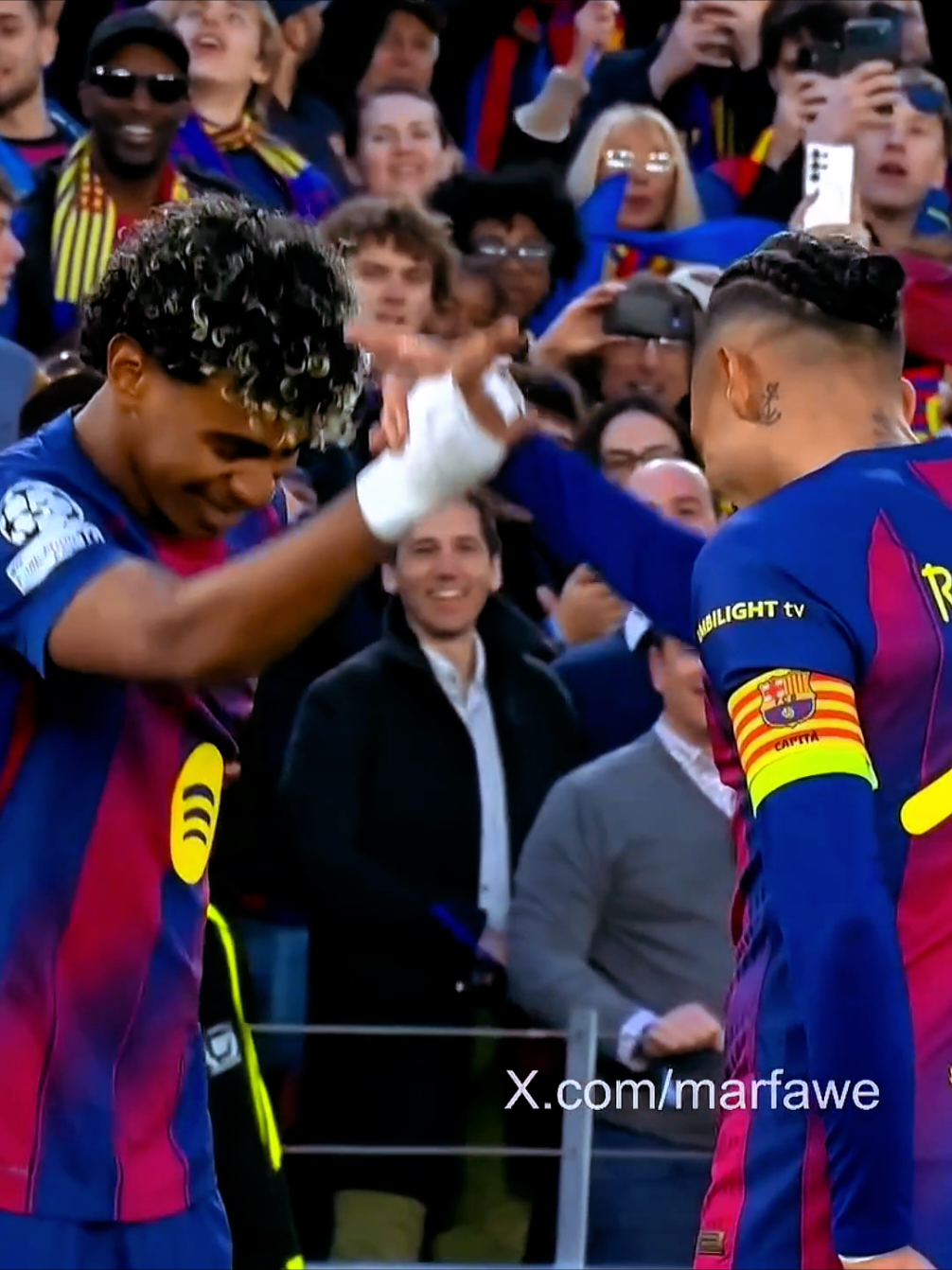 Raphinha goal and Raphinha Yamal celebration #football #fyp #goal #raphinha #lamineyamal 