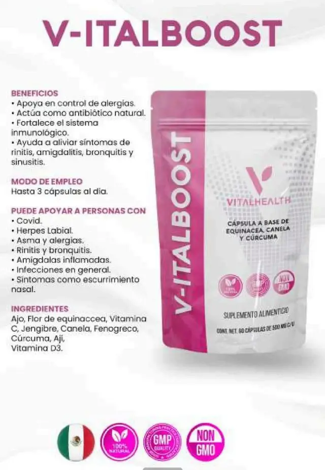 Vamos a cuidar de nuestro cuerpo con los suplementos de VITALHEALTH. Con beneficios increíbles y 100% natural.