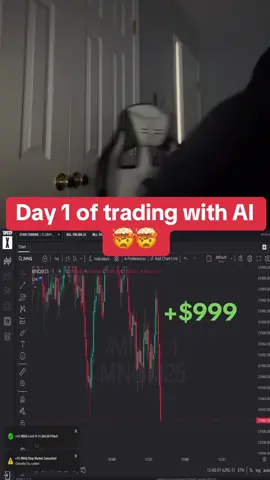 Day 1 of using AI to trade #AI #daytrader #tradingforbeginners #tradingtips #viral 