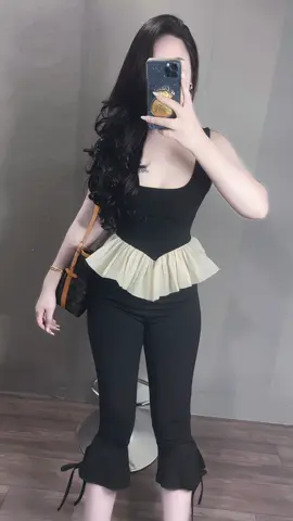 Quần lửng thắt nơ xinh xỉu#leggingcapcao #viralvideo 