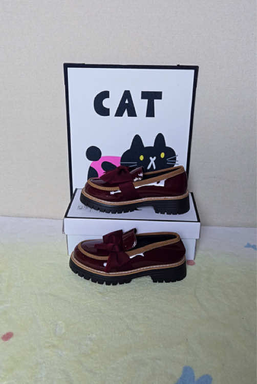 Cute bowknot slipon chunky loafer shoe#Cute Loafers 🖤🍁✨ #TikTokShopBlackFriday#TikTokShopCyberMonday#spotlightfinds#loafers    