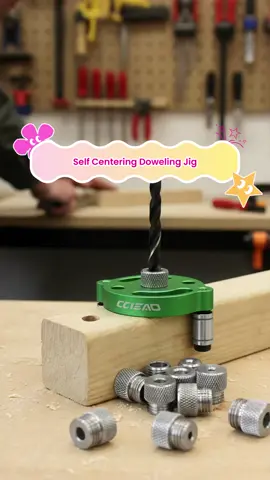 Self Centering Doweling Jig, Drill Jig for Straight Holes, Wood Panel Hole Puncher Locator, Woodworking Joints Tool, Woodworking Tools #naildrill #toolstorage #carpentrytools #toolsyouneed #metalcuttingtools #electricdrill #woodenkitchentools #carpentermarkers #homedepotdiy #hydrauliccrimpingtool