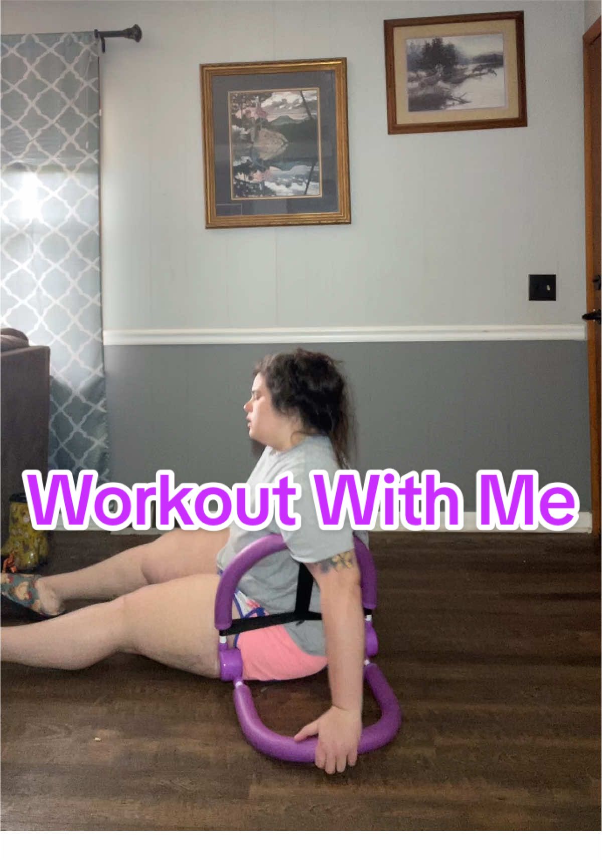 I’m going to get there, one day at a time 💪🏻                                                        #exercise #workout #abmachine #muscle #athomeworkouts 
