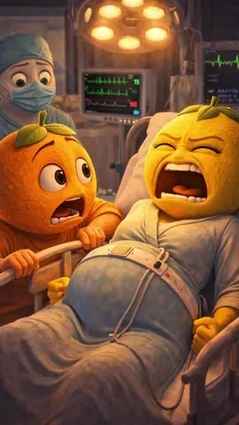 Orange revient dans la vie de Citronne pour le bébé 👶 Partie 4 #fruits #animation #fyp 