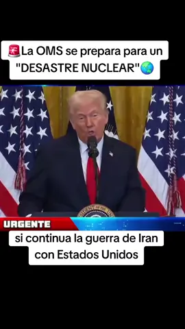 La OMS se prepara para un desastre nuclear si continua la guerra de Iran con Estados Unidos#eeuu #iran #who#nuclear#ussgeraldrford 