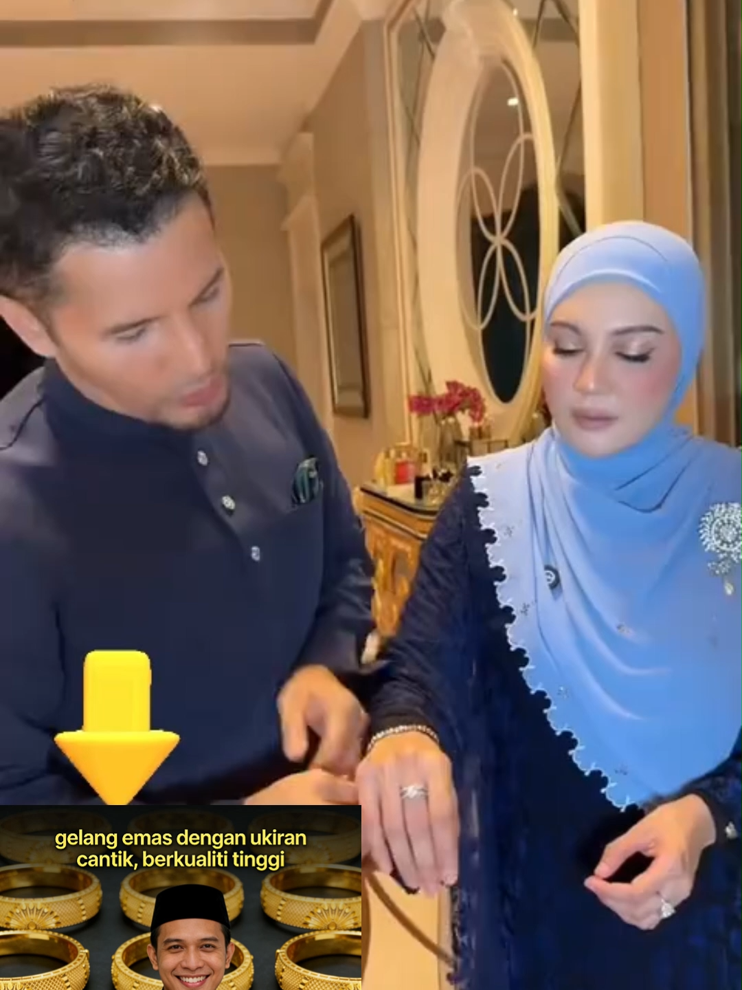 Saya dengar gaya Neo-Cina sangat popular tahun ini, jadi keluarga kami mesti mengikutinya! Gelang bercorak merak ini sememangnya contoh klasik gaya tradisional Cina. #gelang #GayaNeoCina #GayaTradisionalCina