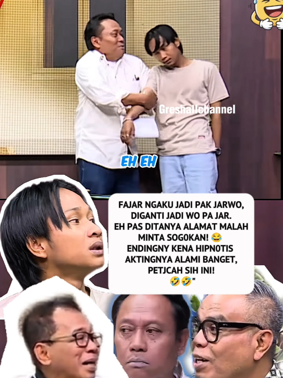 Fajar Minta S0gokan, di Hipn0tis. Fajar ngaku Pak jarwo #short #like #fajarsadboy #trending #fyp 