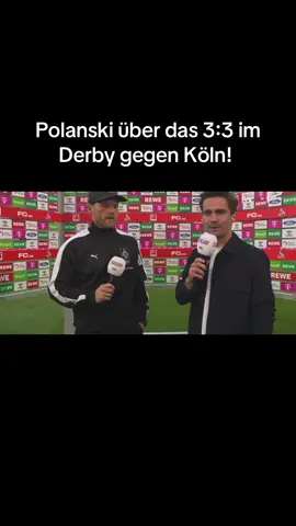 Polanski über das 3:3 im Derby gegen Köln! #bundesliga #köln #gladbach #fc #interview 