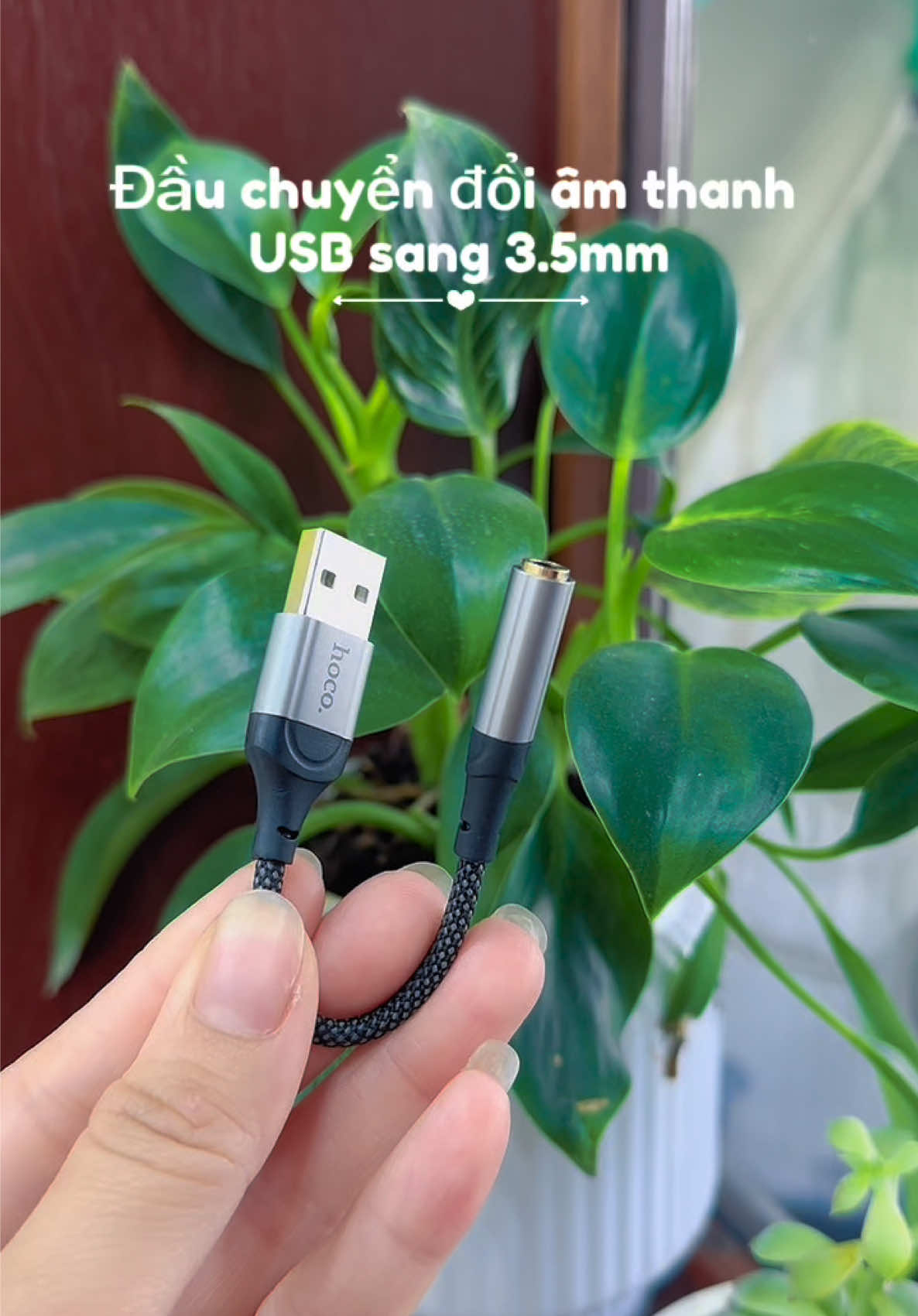 Đầu chuyển đổi âm thanh USB to 3.5mm #phukiendienthoai #xuhuong 