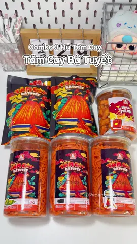Combo 3 hũ tăm cay Bà Tuyết siu ngon #tamcay #tamcaybatuyet #teview #doanngon #ancungbatuyet 