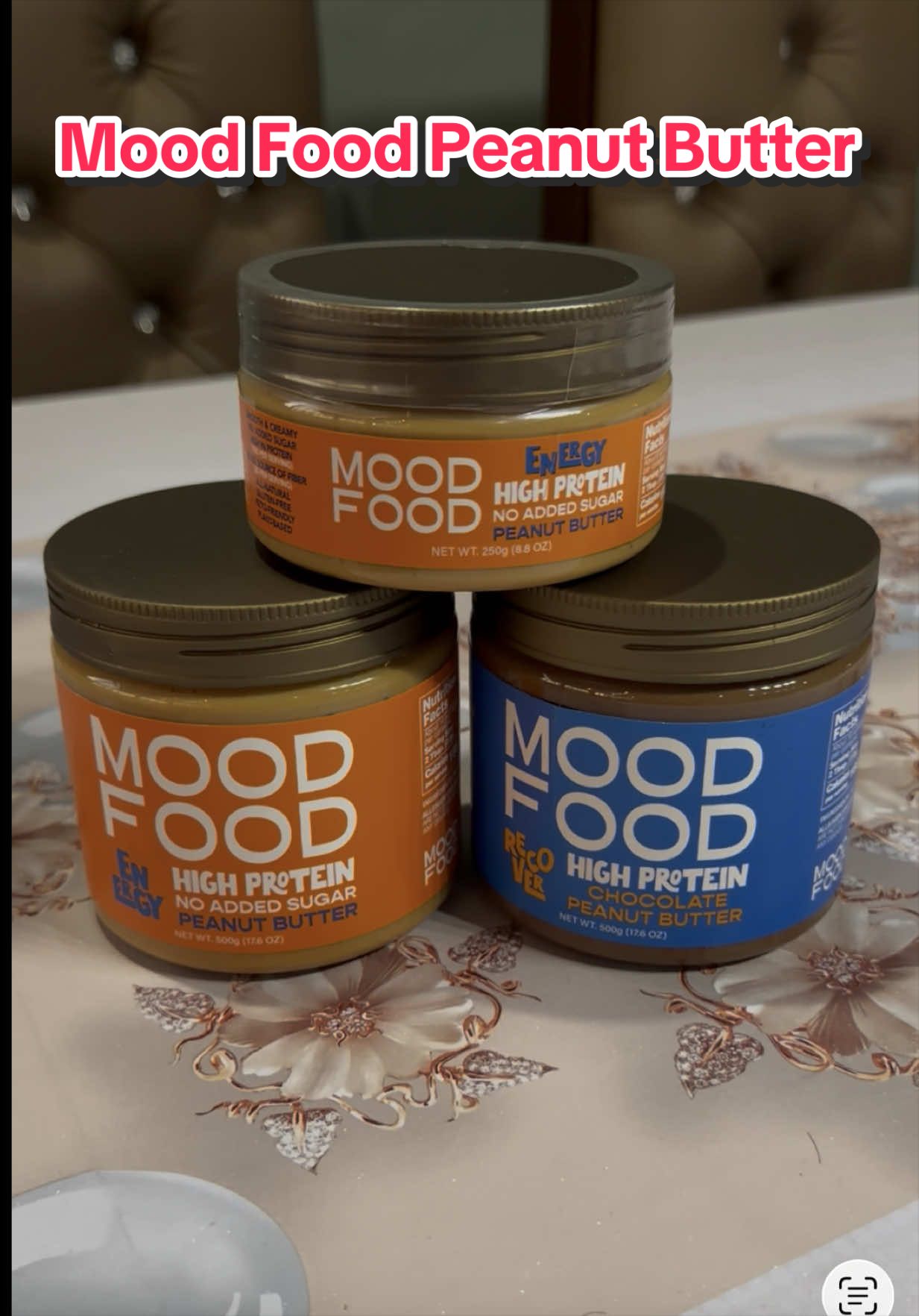 Mood Food Peanut Butter #moodfood #moodfoodpeanutbutter #peanutbutter #organicpeanutbutter #ketofriendly 