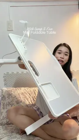 Study and work table for small spaces highly recommended!🤩💯🥰 #minitable #worktable #bedtable #table #foldabletable 