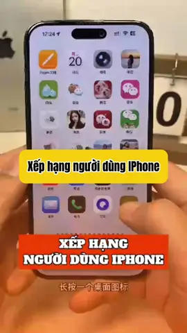 Xếp hạng người dùng IPhone #fun #thosuadienthoai 