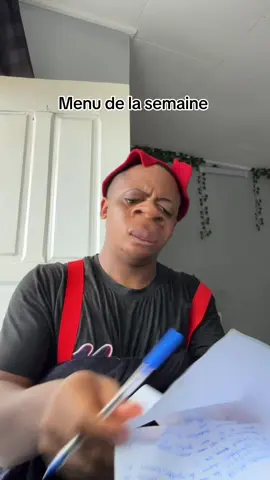 Menu de la semaine 😅😅