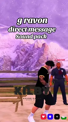 g ravon - direct message 🔥or🤷🏽‍♂️ #soundpack #fivem #sp #foryoupage #fypシ 