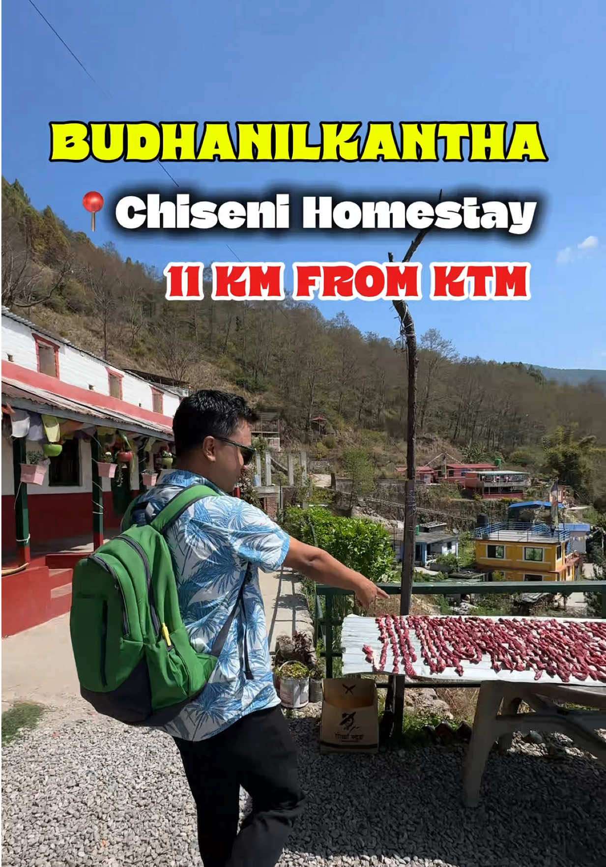 Chiseni home stay Budhanilkantha near Jamchen Vijaya Stupa   11 km from ktm 👍Mitho sukuti  view price perfect for hang with your friends 👌🤤 #foodwaty#WhereToEat #LocalFoodTok #NepaliFood #TikTokVlog 