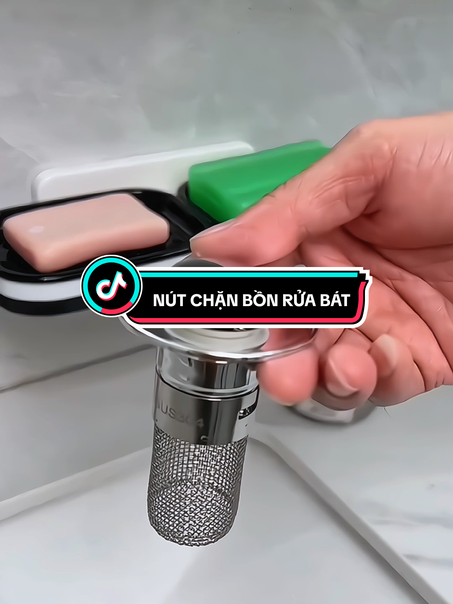 Nút Chặn Thoát Nước Nhấn Xả Ngăn Mùi Tiện Lợi #xuhuong #taphoanhagem #nutchanthoatnuoc #nutchanbonruamat #nutchanbonrua 