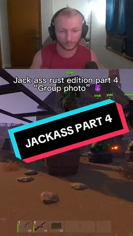 RUST JACKASS IS BACK😈😭😭 #rustgame #rustclip #rustfunnymoments #rusttok #rustraid 