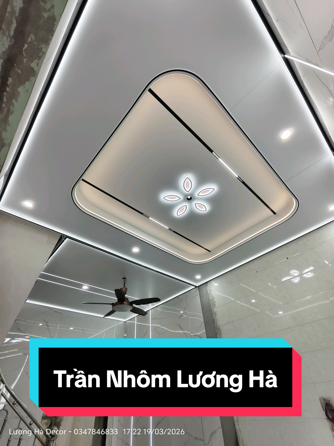 Trước và sau khi cải tạo nhà bằng trần nhôm và tấm ốp pvc vân đá #trannhom #trannhommienbac #trannhombacninh #trannhadep #trannhomtoong 