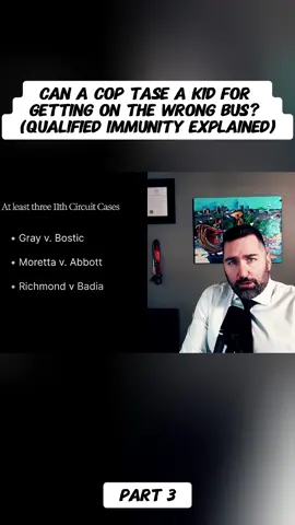 Can a Cop Tase a Kid for Getting on the Wrong Bus? (Qualified Immunity Explained)