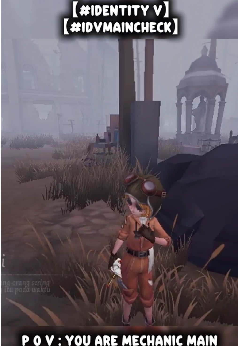 Pov : You are mechanic main , I used my robot to crack the code. #IdentityV #IDVMainCheck #ghandigr #gameplay 