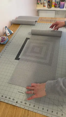 This helped so much! No more sliding while cutting ✂️ #sewingtips #sewinghacks #quilting #sewingtiktok 