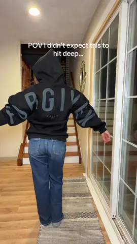 thought it was just a sweatshirt… it’s not 🤍 Psalm 32:1 hit different. Linked in my TikTok shop before it sells out. #GLO #FORGIVEN #jesusissocool 