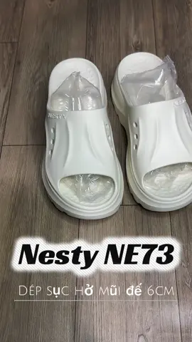 Mẫu mới Nesty - Dép Sục hở mũi đế độn 6cm#giaydep #nestychinhhang#hottrend #thinhhanh #xh 