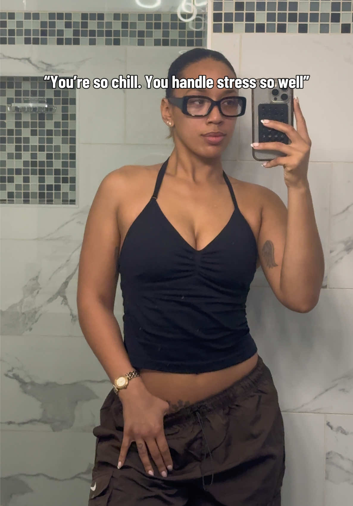 gym 🫱🏽‍🫲🏾 my nervous system  #gymgirl #meditation #therapytips #StressRelief #hybridathlete 
