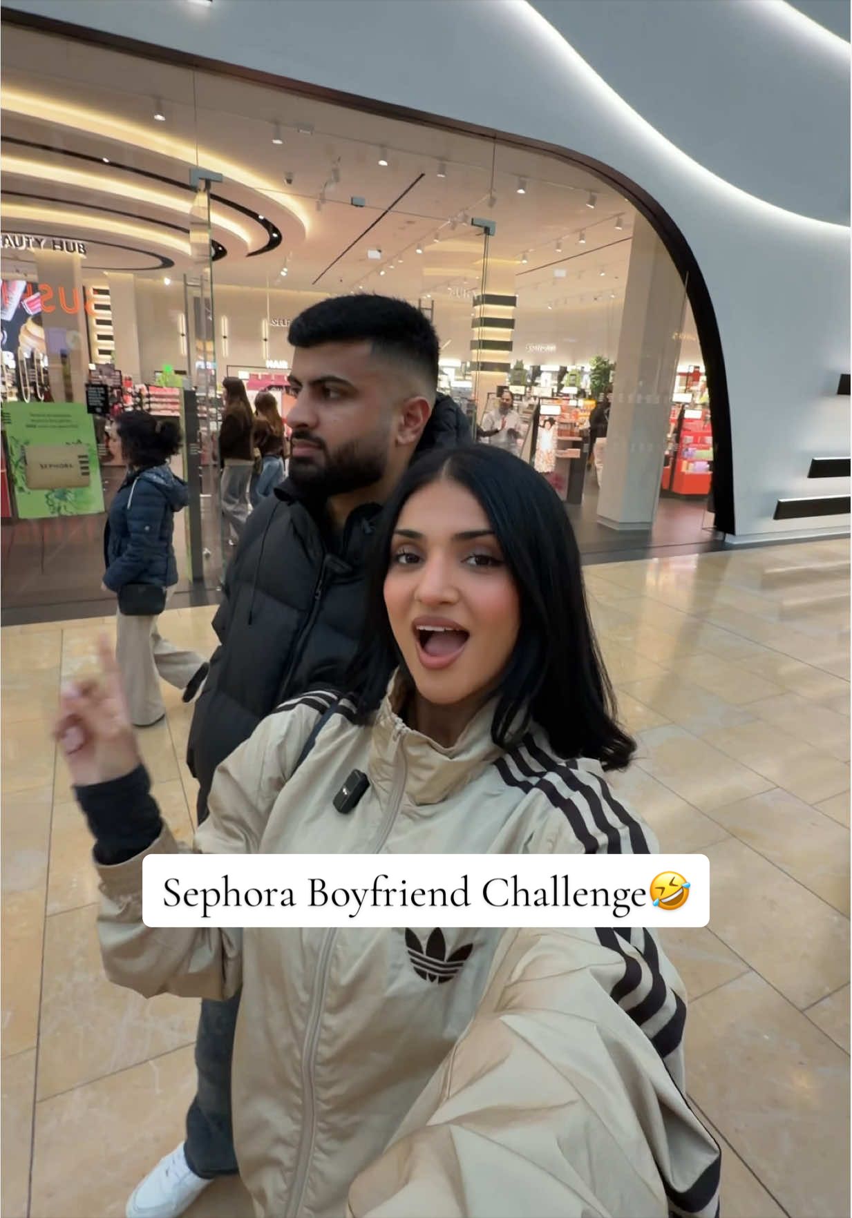 he loved this challenge🤣 #sephora #boyfriend #challenge @Sephora UK @rhode skin @Caudalie @Olehenriksen @LANEIGE UK @indē wild UK @THE OUAI @milkmakeup @Haus Labs @YSL Beauty @Kérastase 