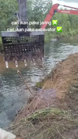 cari ikan pake excavator #mancingmania #fyp 