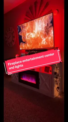 clip from my live ✨ my fireplace, shelves and tv backlight all syncing together just makes the whole room feel like a vibe #tiktokshopcreatorpicks #homesetup #livingroomvibes #ledlights #homeglowup