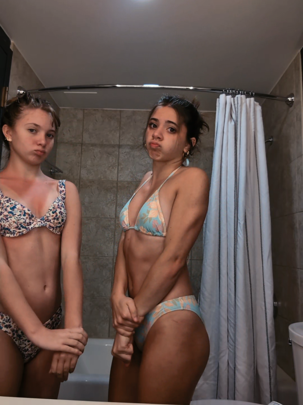 I think I'm funny I apologize if this offends anyone #tan #short #fyp #brunette #GymTok