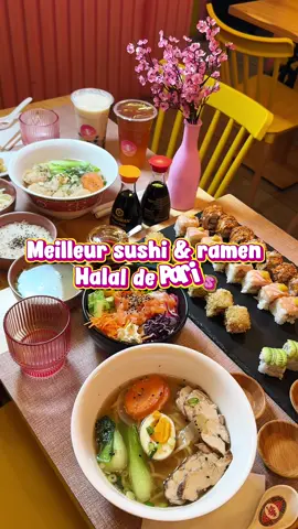 🍜🍣 À la recherche d’un bon spot halal à Paris ? Direction @sushiavenue75 , dans le 11eme ! Un restaurant qui mélange cuisine japonaise et halal avec des ramens savoureux, des sushis frais, des pokés bowls et même des bubble tea 🍹. L’ambiance est stylée, et les plats sont généreux avec un vrai goût authentique. . . #restohalal #sushilover #ramenhalal #restoparis  
