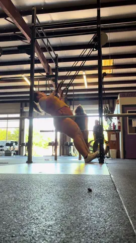 Ring row, push up and air squats times 12 