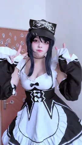 Оцените образ Миты горничной от 0/10💞 #cosplay #miside #кепочка #горничная #мита 