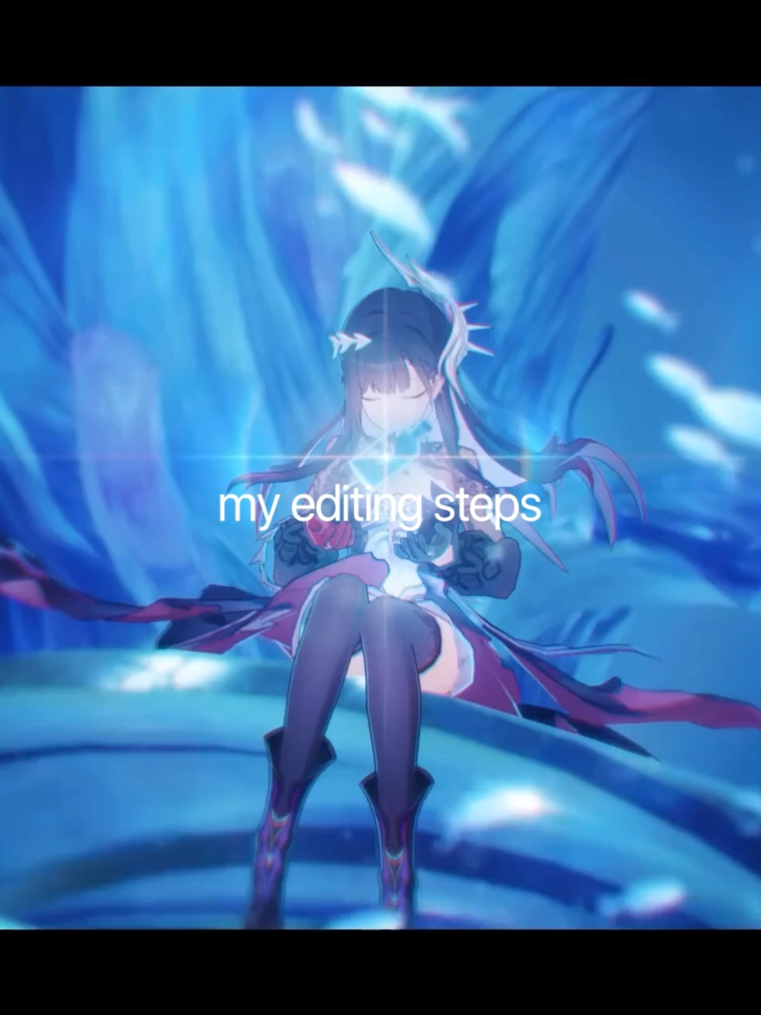 this is my editing steps if you don't mind #HonkaiStarRail #hsredit #hysilens #aftereffects #leonpedit