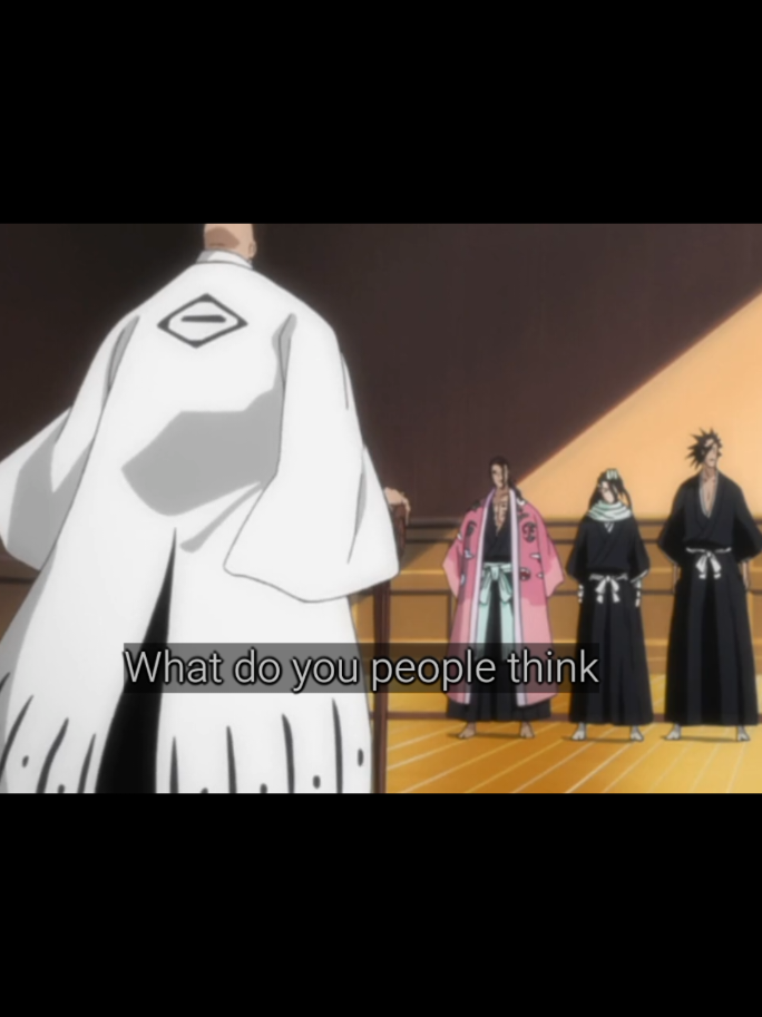 value of captain's coat in captain's eyes 🤣🤣...I literally can't with this scene 🤣 I can't stop my laugh 😂😂😂🤣🤣 #bleach #kenpachizaraki #byakuya #kyorakushunsui #yamamotogenryuusai 