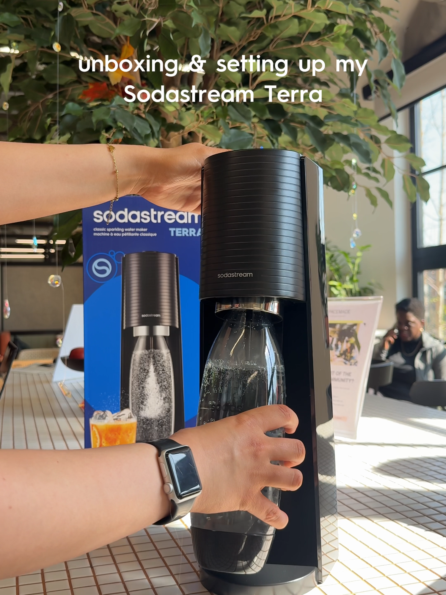 Meet the Sodastream Terra.  No plugs, no fuss, just effortless fizz that fits seamlessly into any kitchen. #sodastream