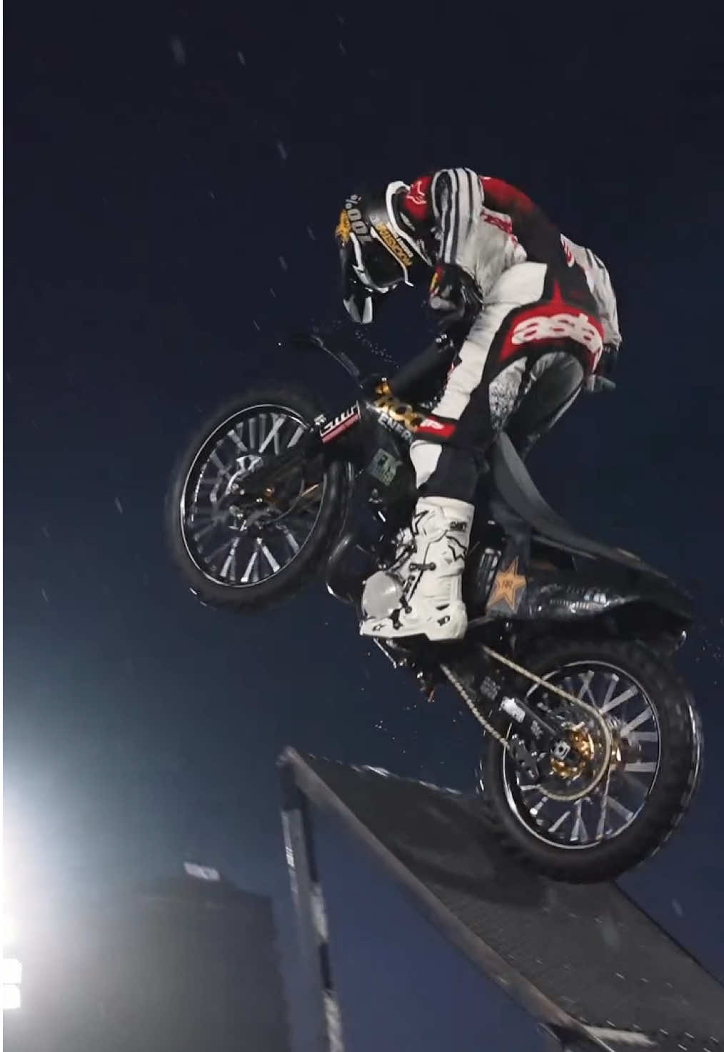 It starts with one jump… #fmxlife #motocrosslife #dirtbike #fmx #linkinpark 