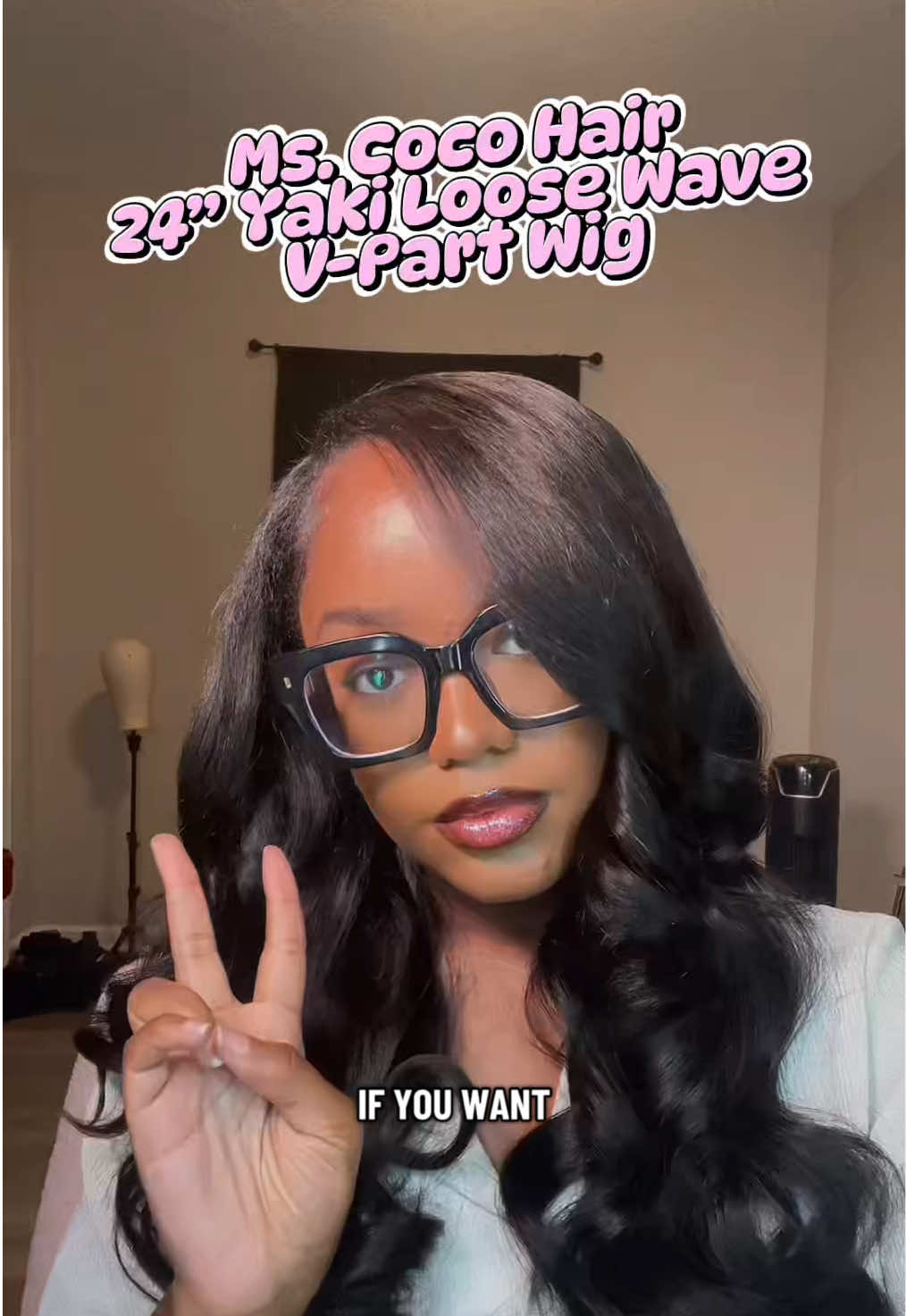 Why sit for hours getting a sew in & pay hundreds of dollars when I can do it at home myself using a V-Part wig in 10 minutes 🤭 #mscocohair #wiginstall #gluelesswig #vpartwig #greenish @Mscoco Hair 
